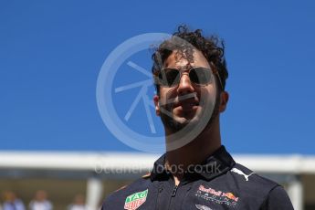 World © Octane Photographic Ltd. Formula 1 - Spanish Grand Prix Driver’s Parade. Daniel Ricciardo - Red Bull Racing RB13. Circuit de Barcelona - Catalunya, Spain. Sunday 14th May 2017. Digital Ref: 1824LB1D3607
