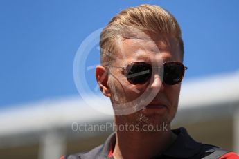World © Octane Photographic Ltd. Formula 1 - Spanish Grand Prix Driver’s Parade. Kevin Magnussen - Haas F1 Team VF-17. Circuit de Barcelona - Catalunya, Spain. Sunday 14th May 2017. Digital Ref: 1824LB1D3620