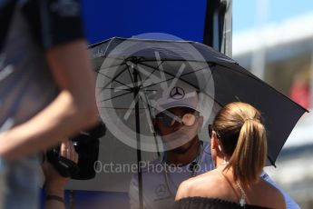 World © Octane Photographic Ltd. Formula 1 - Spanish Grand Prix Driver’s Parade. Lewis Hamilton - Mercedes AMG Petronas F1 W08 EQ Energy+. Circuit de Barcelona - Catalunya, Spain. Sunday 14th May 2017. Digital Ref: 1824LB1D3647