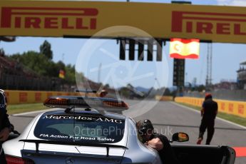 World © Octane Photographic Ltd. Formula 1 - Spanish Grand Prix Grid. Mercedes Benz Safety Car. Circuit de Barcelona - Catalunya, Spain. Sunday 14th May 2017. Digital Ref:1824LB1D3728