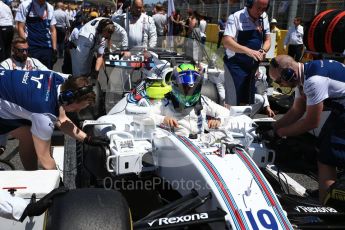 World © Octane Photographic Ltd. Formula 1 - Spanish Grand Prix Grid. Felipe Massa - Williams Martini Racing FW40. Circuit de Barcelona - Catalunya, Spain. Sunday 14th May 2017. Digital Ref:1824LB2D8771