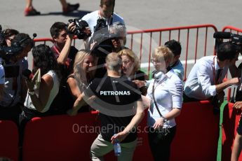 World © Octane Photographic Ltd. Formula 1 - Spanish Grand Prix Post Race. Valtteri Bottas - Mercedes AMG Petronas F1 W08 EQ Energy+. Circuit de Barcelona - Catalunya, Spain. Sunday 14th May 2017. Digital Ref:1826LB1D4429