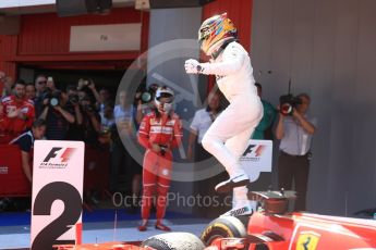 World © Octane Photographic Ltd. Formula 1 - Spanish Grand Prix Parc Ferme. Lewis Hamilton - Mercedes AMG Petronas F1 W08 EQ Energy+. Circuit de Barcelona - Catalunya, Spain. Sunday 14th May 2017. Digital Ref:1826LB1D4514