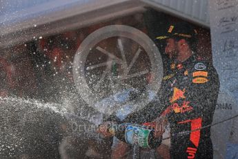 World © Octane Photographic Ltd. Formula 1 - Spanish Grand Prix Podium. Daniel Ricciardo - Red Bull Racing RB13. Circuit de Barcelona - Catalunya, Spain. Sunday 14th May 2017. Digital Ref:1826LB1D4952