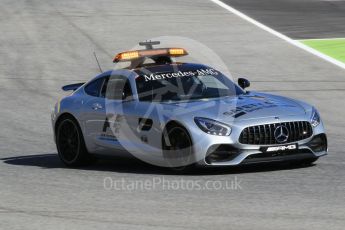 World © Octane Photographic Ltd. Formula 1 - Spanish Grand Prix Practice 1. Track inspection in Mercedes AMG cars. Circuit de Barcelona - Catalunya, Spain. Friday 12th May 2017. Digital Ref: 1810CB1L7621