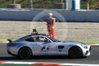 World © Octane Photographic Ltd. Formula 1 - Spanish Grand Prix Practice 1. Track inspection in Mercedes AMG cars. Circuit de Barcelona - Catalunya, Spain. Friday 12th May 2017. Digital Ref: 1810CB1L7626