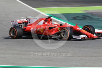 World © Octane Photographic Ltd. Formula 1 - Spanish Grand Prix Practice 1. Sebastian Vettel - Scuderia Ferrari SF70H. Circuit de Barcelona - Catalunya, Spain. Friday 12th May 2017. Digital Ref: 1810CB1L7644