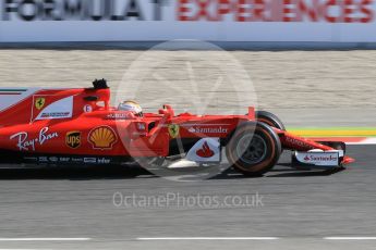 World © Octane Photographic Ltd. Formula 1 - Spanish Grand Prix Practice 1. Sebastian Vettel - Scuderia Ferrari SF70H. Circuit de Barcelona - Catalunya, Spain. Friday 12th May 2017. Digital Ref: 1810CB1L7654