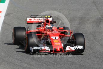 World © Octane Photographic Ltd. Formula 1 - Spanish Grand Prix Practice 1. Kimi Raikkonen - Scuderia Ferrari SF70H. Circuit de Barcelona - Catalunya, Spain. Friday 12th May 2017. Digital Ref: 1810CB1L7663