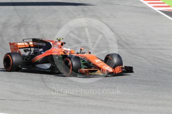 World © Octane Photographic Ltd. Formula 1 - Spanish Grand Prix Practice 1. Stoffel Vandoorne - McLaren Honda MCL32. Circuit de Barcelona - Catalunya, Spain. Friday 12th May 2017. Digital Ref: 1810CB1L7725