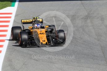 World © Octane Photographic Ltd. Formula 1 - Spanish Grand Prix Practice 1. Sergey Sirotkin - Renault Sport F1 Team Third & Reserve Driver. Circuit de Barcelona - Catalunya, Spain. Friday 12th May 2017. Digital Ref: 1810CB1L7741