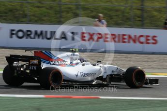 World © Octane Photographic Ltd. Formula 1 - Spanish Grand Prix Practice 1. Lance Stroll - Williams Martini Racing FW40. Circuit de Barcelona - Catalunya, Spain. Friday 12th May 2017. Digital Ref: 1810CB1L8095