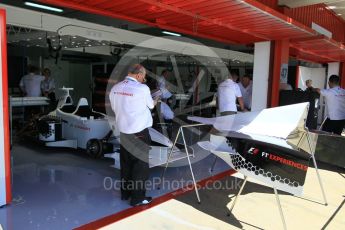 World © Octane Photographic Ltd. Formula 1 - Spanish Grand Prix Practice 1. F1 Experience garage. Circuit de Barcelona - Catalunya, Spain. Friday 12th May 2017. Digital Ref: 1810CB1L8156