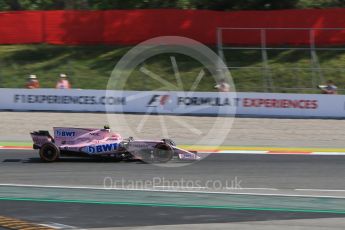 World © Octane Photographic Ltd. Formula 1 - Spanish Grand Prix - Practice 1. Esteban Ocon - Sahara Force India VJM10. Circuit de Barcelona - Catalunya. Friday 12th May 2017. Digital Ref: 1810CB7D3916