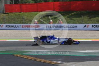 World © Octane Photographic Ltd. Formula 1 - Spanish Grand Prix - Practice 1. Marcus Ericsson – Sauber F1 Team C36. Circuit de Barcelona - Catalunya. Friday 12th May 2017. Digital Ref: 1810CB7D3928