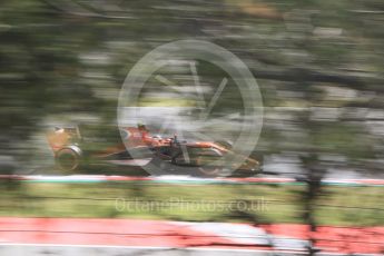 World © Octane Photographic Ltd. Formula 1 - Spanish Grand Prix - Practice 1. Stoffel Vandoorne - McLaren Honda MCL32. Circuit de Barcelona - Catalunya. Friday 12th May 2017. Digital Ref: 1810CB7D3972