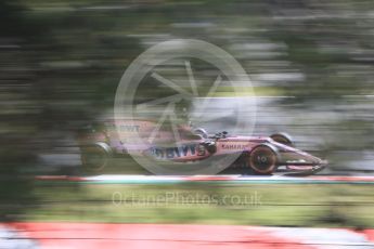 World © Octane Photographic Ltd. Formula 1 - Spanish Grand Prix - Practice 1. Sergio Perez - Sahara Force India VJM10. Circuit de Barcelona - Catalunya. Friday 12th May 2017. Digital Ref: 1810CB7D4056