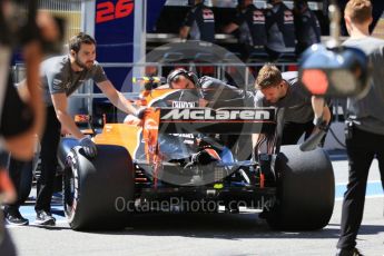 World © Octane Photographic Ltd. Formula 1 - Spanish Grand Prix Practice 1. Stoffel Vandoorne - McLaren Honda MCL32. Circuit de Barcelona - Catalunya, Spain. Friday 12th May 2017. Digital Ref: 1810CB7D4234