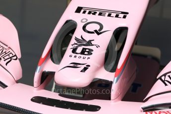 World © Octane Photographic Ltd. Formula 1 - Spanish Grand Prix Practice 1. Sahara Force India VJM10. Circuit de Barcelona - Catalunya, Spain. Friday 12th May 2017. Digital Ref: 1810CB7D4336