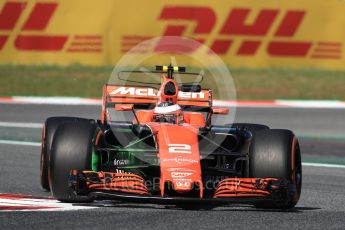 World © Octane Photographic Ltd. Formula 1 - Spanish Grand Prix - Practice 1. Stoffel Vandoorne - McLaren Honda MCL32. Circuit de Barcelona - Catalunya. Friday 12th May 2017. Digital Ref: 1810LB1D9067