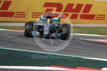 World © Octane Photographic Ltd. Formula 1 - Spanish Grand Prix Practice 1. Lewis Hamilton - Mercedes AMG Petronas F1 W08 EQ Energy+. Circuit de Barcelona - Catalunya, Spain. Friday 12th May 2017. Digital Ref: 1810LB1D9153