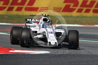 World © Octane Photographic Ltd. Formula 1 - Spanish Grand Prix Practice 1. Lance Stroll - Williams Martini Racing FW40. Circuit de Barcelona - Catalunya, Spain. Friday 12th May 2017. Digital Ref: 1810LB1D9170