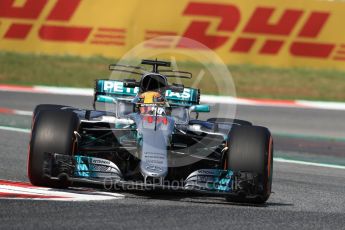 World © Octane Photographic Ltd. Formula 1 - Spanish Grand Prix Practice 1. Lewis Hamilton - Mercedes AMG Petronas F1 W08 EQ Energy+. Circuit de Barcelona - Catalunya, Spain. Friday 12th May 2017. Digital Ref: 1810LB1D9178