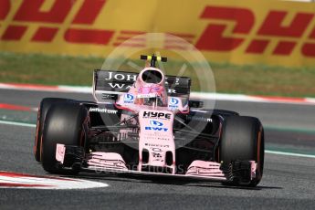 World © Octane Photographic Ltd. Formula 1 - Spanish Grand Prix Practice 1. Esteban Ocon - Sahara Force India VJM10. Circuit de Barcelona - Catalunya, Spain. Friday 12th May 2017. Digital Ref: 1810LB1D9285