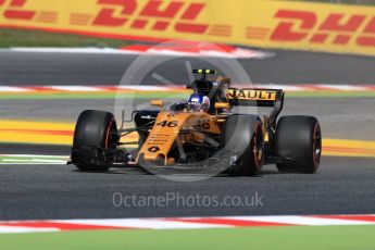 World © Octane Photographic Ltd. Formula 1 - Spanish Grand Prix Practice 1. Sergey Sirotkin - Renault Sport F1 Team Third & Reserve Driver. Circuit de Barcelona - Catalunya, Spain. Friday 12th May 2017. Digital Ref: 1810LB1D9316