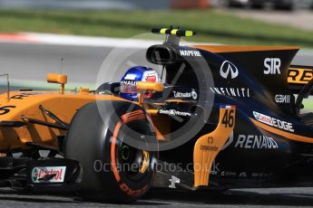 World © Octane Photographic Ltd. Formula 1 - Spanish Grand Prix Practice 1. Sergey Sirotkin - Renault Sport F1 Team Third & Reserve Driver. Circuit de Barcelona - Catalunya, Spain. Friday 12th May 2017. Digital Ref: 1810LB1D9322