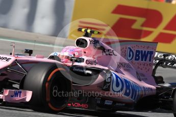 World © Octane Photographic Ltd. Formula 1 - Spanish Grand Prix Practice 1. Esteban Ocon - Sahara Force India VJM10. Circuit de Barcelona - Catalunya, Spain. Friday 12th May 2017. Digital Ref: 1810LB1D9403