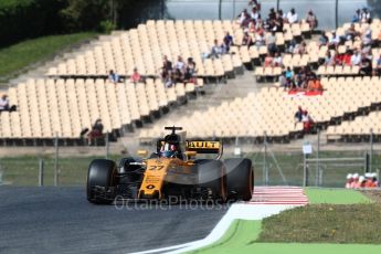 World © Octane Photographic Ltd. Formula 1 - Spanish Grand Prix Practice 1. Sergey Sirotkin - Renault Sport F1 Team Third & Reserve Driver. Circuit de Barcelona - Catalunya, Spain. Friday 12th May 2017. Digital Ref: 1810LB1D9436