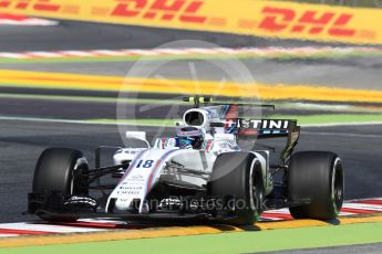 World © Octane Photographic Ltd. Formula 1 - Spanish Grand Prix Practice 1. Lance Stroll - Williams Martini Racing FW40. Circuit de Barcelona - Catalunya, Spain. Friday 12th May 2017. Digital Ref: 1810LB1D9556