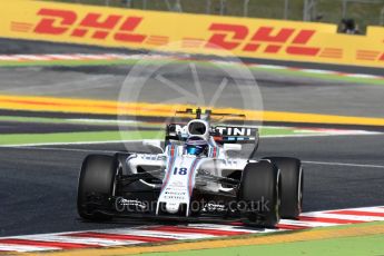 World © Octane Photographic Ltd. Formula 1 - Spanish Grand Prix Practice 1. Lance Stroll - Williams Martini Racing FW40. Circuit de Barcelona - Catalunya, Spain. Friday 12th May 2017. Digital Ref: 1810LB1D9581