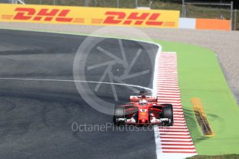 World © Octane Photographic Ltd. Formula 1 - Spanish Grand Prix Practice 1. Sebastian Vettel - Scuderia Ferrari SF70H. Circuit de Barcelona - Catalunya, Spain. Friday 12th May 2017. Digital Ref: 1810LB1D9594