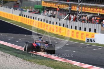 World © Octane Photographic Ltd. Formula 1 - Spanish Grand Prix Practice 1. Daniil Kvyat - Scuderia Toro Rosso STR12. Circuit de Barcelona - Catalunya, Spain. Friday 12th May 2017. Digital Ref: 1810LB1D9632