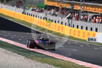 World © Octane Photographic Ltd. Formula 1 - Spanish Grand Prix Practice 1. Carlos Sainz - Scuderia Toro Rosso STR12. Circuit de Barcelona - Catalunya, Spain. Friday 12th May 2017. Digital Ref: 1810LB1D9652