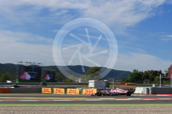 World © Octane Photographic Ltd. Formula 1 - Spanish Grand Prix Practice 1. Sergio Perez - Sahara Force India VJM10. Circuit de Barcelona - Catalunya, Spain. Friday 12th May 2017. Digital Ref: 1810LB2D7531