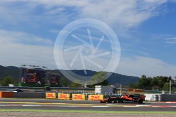 World © Octane Photographic Ltd. Formula 1 - Spanish Grand Prix - Practice 1. Stoffel Vandoorne - McLaren Honda MCL32. Circuit de Barcelona - Catalunya. Friday 12th May 2017. Digital Ref: 1810LB2D7568