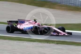 World © Octane Photographic Ltd. Formula 1 - Spanish Grand Prix Practice 2. Esteban Ocon - Sahara Force India VJM10. Circuit de Barcelona - Catalunya, Spain. Friday 12th May 2017. Digital Ref: 1812CB1L8171