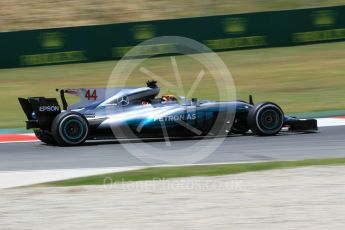 World © Octane Photographic Ltd. Formula 1 - Spanish Grand Prix Practice 2. Lewis Hamilton - Mercedes AMG Petronas F1 W08 EQ Energy+. Circuit de Barcelona - Catalunya, Spain. Friday 12th May 2017. Digital Ref: 1812CB1L8186