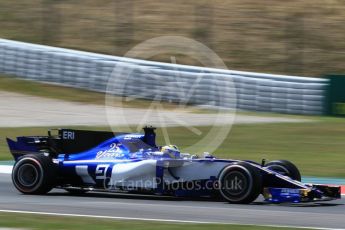 World © Octane Photographic Ltd. Formula 1 - Spanish Grand Prix Practice 2. Marcus Ericsson – Sauber F1 Team C36. Circuit de Barcelona - Catalunya, Spain. Friday 12th May 2017. Digital Ref: 1812CB1L8200