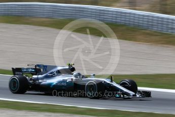 World © Octane Photographic Ltd. Formula 1 - Spanish Grand Prix Practice 2. Valtteri Bottas - Mercedes AMG Petronas F1 W08 EQ Energy+. Circuit de Barcelona - Catalunya, Spain. Friday 12th May 2017. Digital Ref: 1812CB1L8208