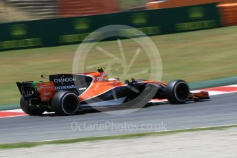 World © Octane Photographic Ltd. Formula 1 - Spanish Grand Prix Practice 2. Stoffel Vandoorne - McLaren Honda MCL32. Circuit de Barcelona - Catalunya, Spain. Friday 12th May 2017. Digital Ref: 1812CB1L8221