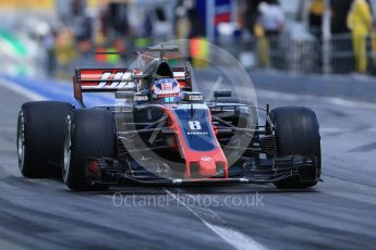 World © Octane Photographic Ltd. Formula 1 - Spanish Grand Prix Practice 2. Romain Grosjean - Haas F1 Team VF-17. Circuit de Barcelona - Catalunya, Spain. Friday 12th May 2017. Digital Ref: 1812CB7D4671