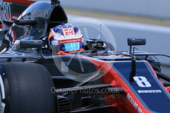 World © Octane Photographic Ltd. Formula 1 - Spanish Grand Prix Practice 2. Romain Grosjean - Haas F1 Team VF-17. Circuit de Barcelona - Catalunya, Spain. Friday 12th May 2017. Digital Ref: 1812CB7D4684