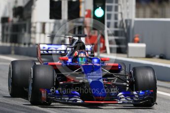 World © Octane Photographic Ltd. Formula 1 - Spanish Grand Prix Practice 2. Daniil Kvyat - Scuderia Toro Rosso STR12. Circuit de Barcelona - Catalunya, Spain. Friday 12th May 2017. Digital Ref: 1812CB7D4750