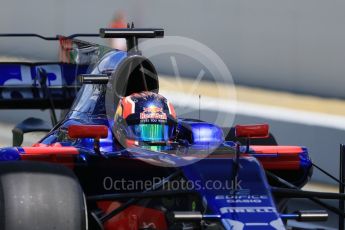 World © Octane Photographic Ltd. Formula 1 - Spanish Grand Prix Practice 2. Daniil Kvyat - Scuderia Toro Rosso STR12. Circuit de Barcelona - Catalunya, Spain. Friday 12th May 2017. Digital Ref: 1812CB7D4756