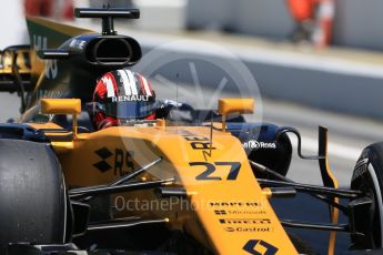World © Octane Photographic Ltd. Formula 1 - Spanish Grand Prix Practice 2. Nico Hulkenberg - Renault Sport F1 Team R.S.17. Circuit de Barcelona - Catalunya, Spain. Friday 12th May 2017. Digital Ref: 1812CB7D4798