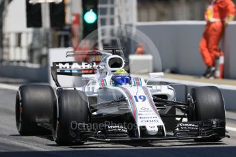 World © Octane Photographic Ltd. Formula 1 - Spanish Grand Prix Practice 2. Felipe Massa - Williams Martini Racing FW40. Circuit de Barcelona - Catalunya, Spain. Friday 12th May 2017. Digital Ref: 1812CB7D4813